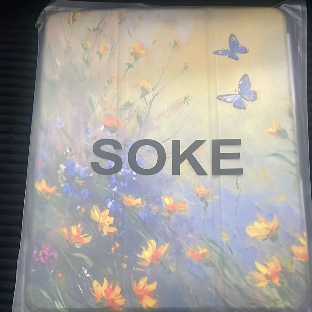 13 inch IPad Air SOKE Floral and Butterfly iPad Case